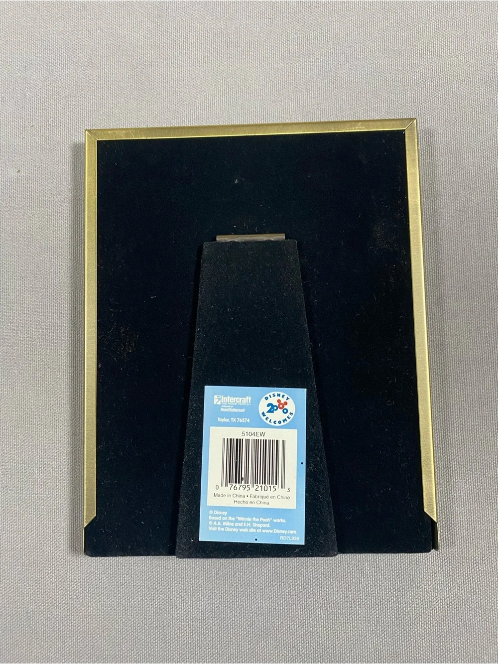 Pooh 'Silly Old Bear' Gold Decorative Photo Frame by